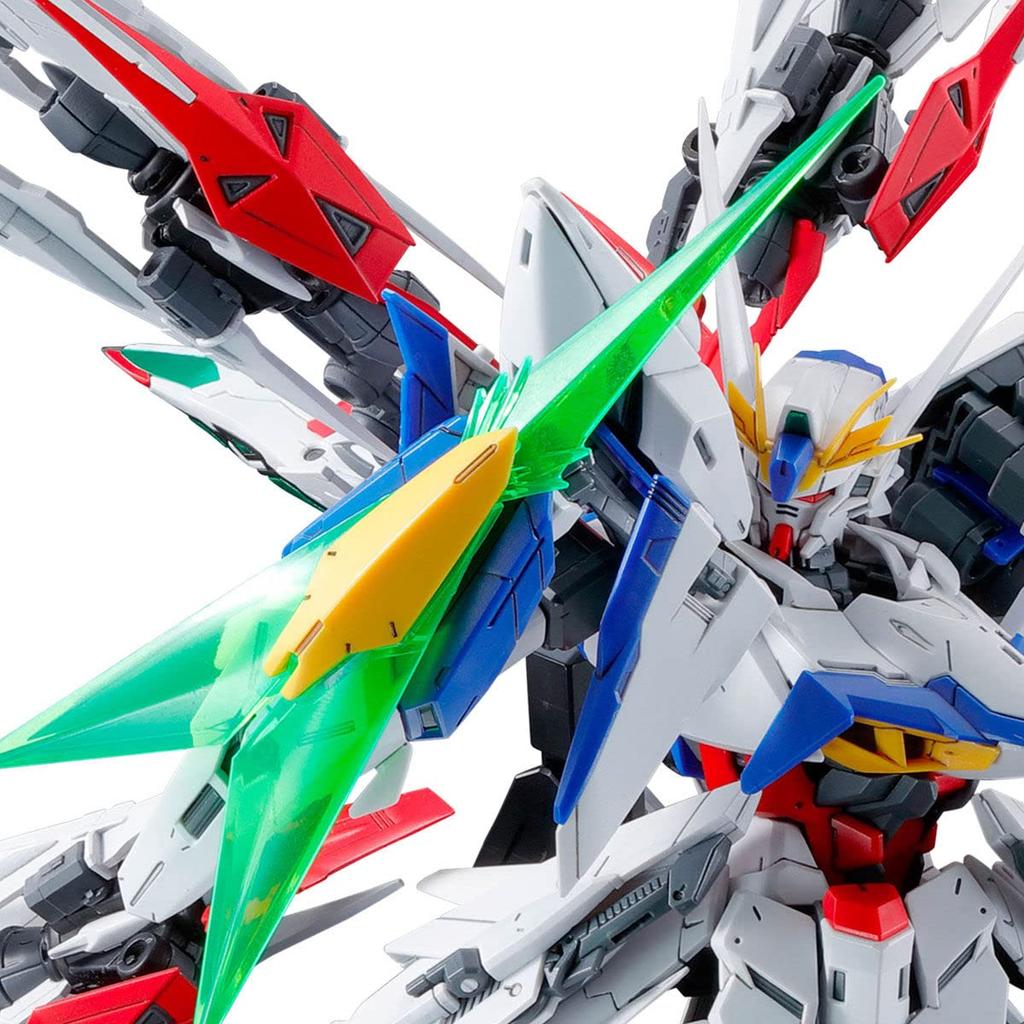 Bandai Spirits MG Eclipse Gundam Maneuver Striker Pack body is not included with this 1/100 MS product.