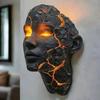 Wall Lamp Plastic Construction Soft Illumination Cracked Souls Design Ideal For Bedrooms Hallways Offices Decorative Lamp