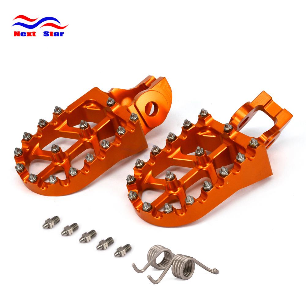 2016-2022 Foot Rests Footrest footpegs Pegs Pedals For KTM SX125 SX250 SX-F 250-450 EXC EXC-F XC XC-F XC-W TC FC RX FX