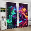 Selling 100,000 - Gamepad Eco-friendly Polyester Printed Curtain Limited Time Special + Gift Combination