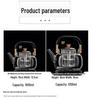 2025 Automatic Electric Ceramic Stove & Large Glass Tea Kettle Set - High Temp Resistant for Brewing