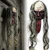 Horror Atmosphere Wall Ornaments Halloween Decoration, Hanging Resin Prop for Haunted House Party Creepy Demon Decor Door Decor, Realistic Spooky