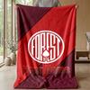 Coperta in Flanella Nottingham Forest FC con Testo Nome Personalizzato Logo Calcio Coperta in Pile Personalizzata Regalo Speciale per Divano Camera da Letto Casa