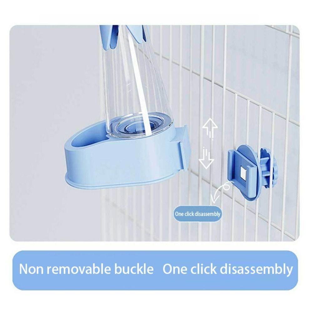 125ML Vogel Waterdispenser Ophangbaar Automatische Vogel Drinkfontein Spatwaterdicht Transparante Zichtbaarheid Papegaai Waterfles Vogel