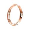 Tiffany Y compañía. Anillo de Oro Rosa 18K con Diamante y Logo de Letra Anillo Unisex 67134230