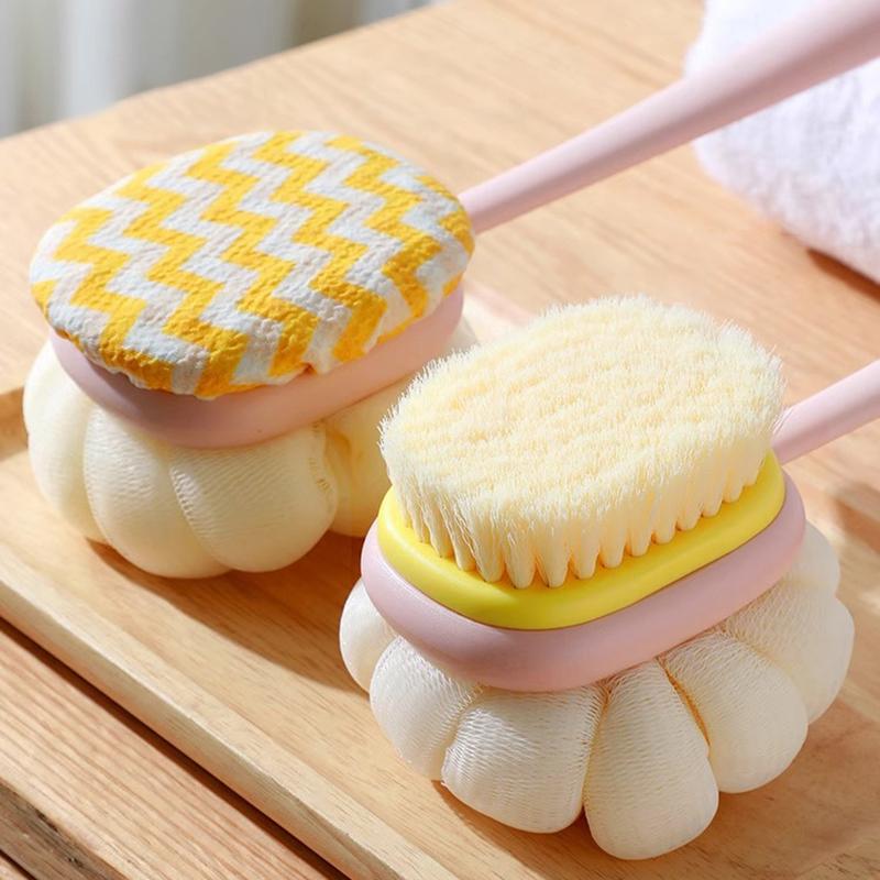 Bath Back Brush Artifact Soft Hair Long Handle Rub Back Back Rub Bath Brush Body Rub Mud Do Not Ask For Help Strong Rub Bath