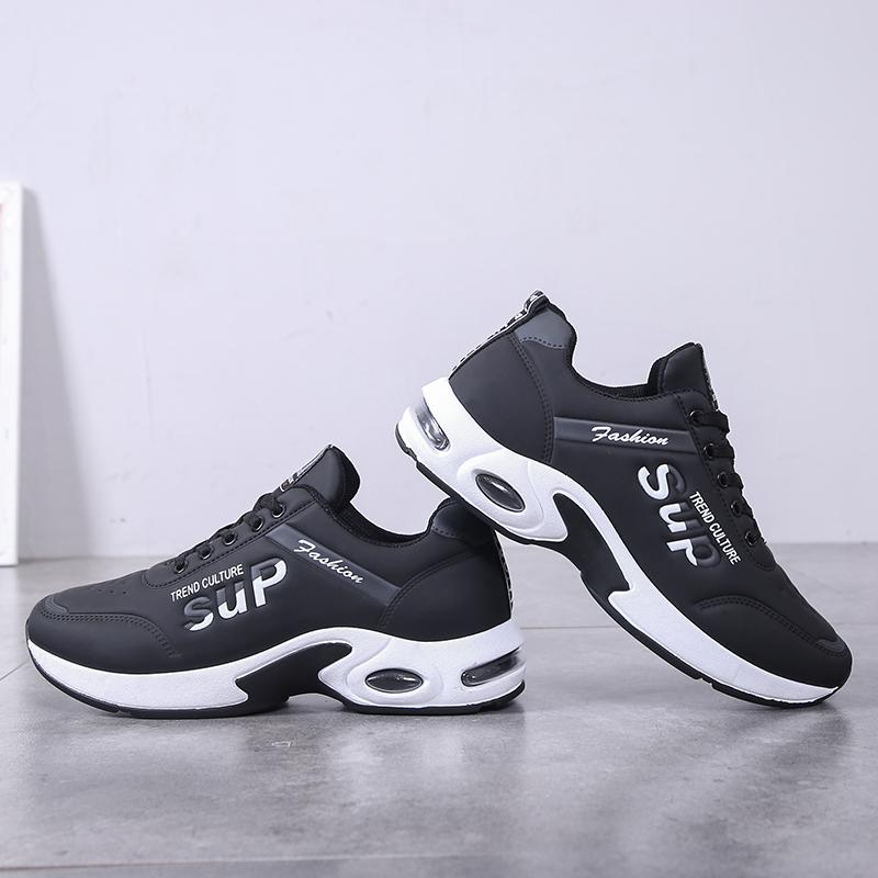 New Men's Running Shoes Race Couple Simple Shoes Buffer Walking Shoes Anti Slip Fashion Sports Shoes Breathable Training Shoes