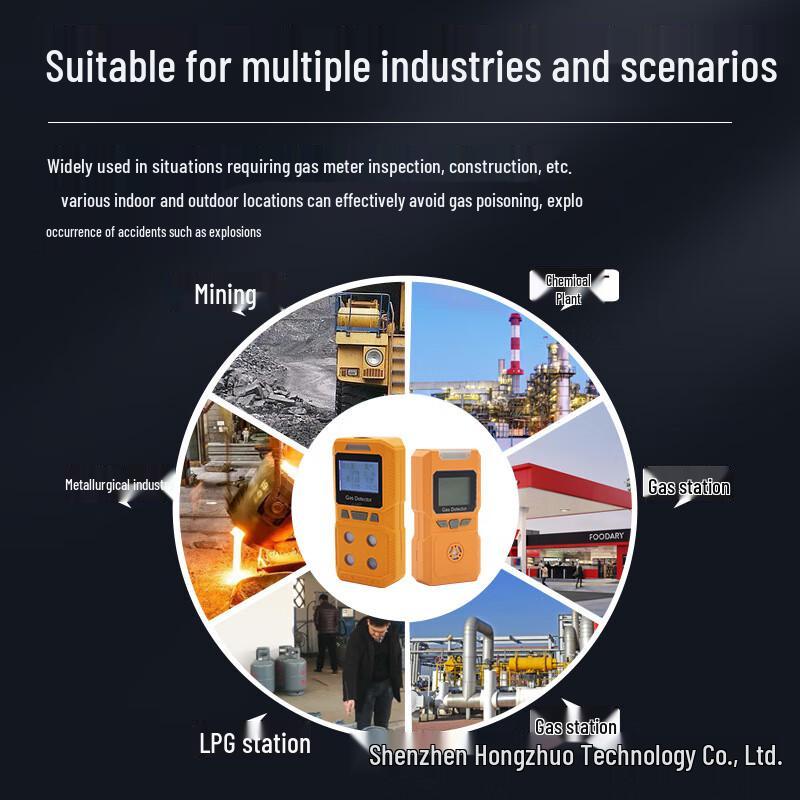 Zhunhang Portable 4-in-1 Multi-Gas Detector