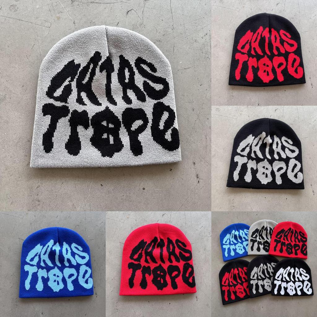 Letter Print Design Knit Hat For Cold Seasons Casual Wear Unisex Fashion