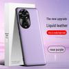 Honor 200pro Liquid Leather Case: Anti-Fall & Anti-Fouling Protection