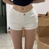 Spicy Girl Retro Low-Waist Black Denim Shorts for Women - Spring/Summer 2025