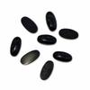Black Onyx Oval Cabochon Lot of 8, Natural Black Onyx Gemstones, Matching Cabochon Set for Jewelry Making