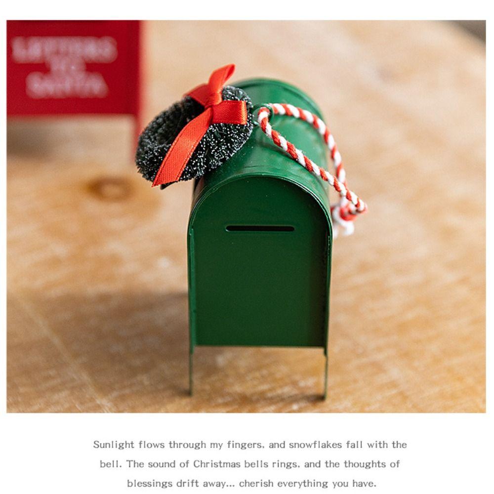 Creative Christmas Hanging Postbox Santa Claus Christmas Tree Decor Xmas Ornament  New Year Party