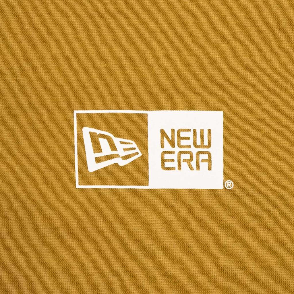 New Era Kids Short Sleeve Youth Cotton Tee 14683842 NER35K7911 Brushed Bronze Beige 150 Box Logo ONSPOTZ Exclusive Boys Girls Apparel Stylish Street