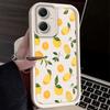 Blue Leaf Lemon Case for Xiaomi Redmi Note 14 13 12 Turbo 11S 4G 11 10 Pro Plus 9 14C 13C 12C 9C A2 A1 Soft Silicone Cover Funda