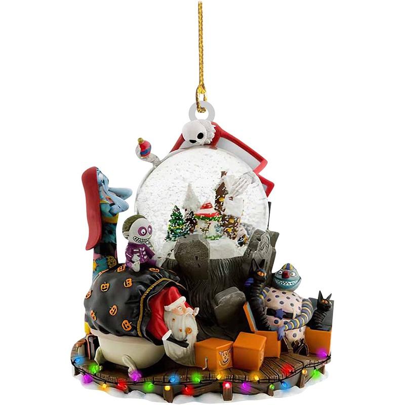 Koszmar przed Bożym Narodzeniem Jack Sally Ozdoba Akrylowa Zawieszka na Choinkę