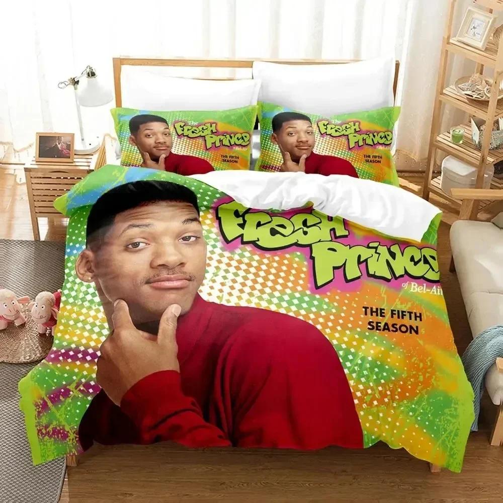 Fresh Prince of Bel-Air Bedding Set Duvet Cover Sheet Printed Bed Set Pillowcase Bed Full Queen King Size Comforter Bedroom