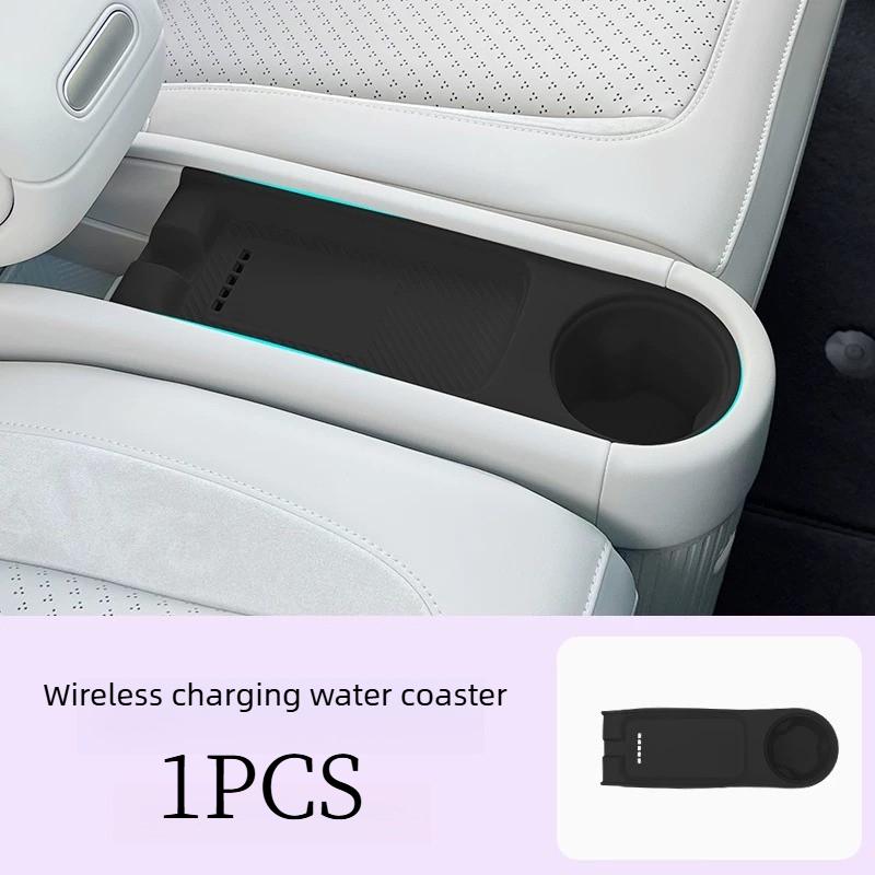 Non Slip Dust Proof Cup Mat and Wireless Charging Pad for NIO Firefly Interior Modification Supplies