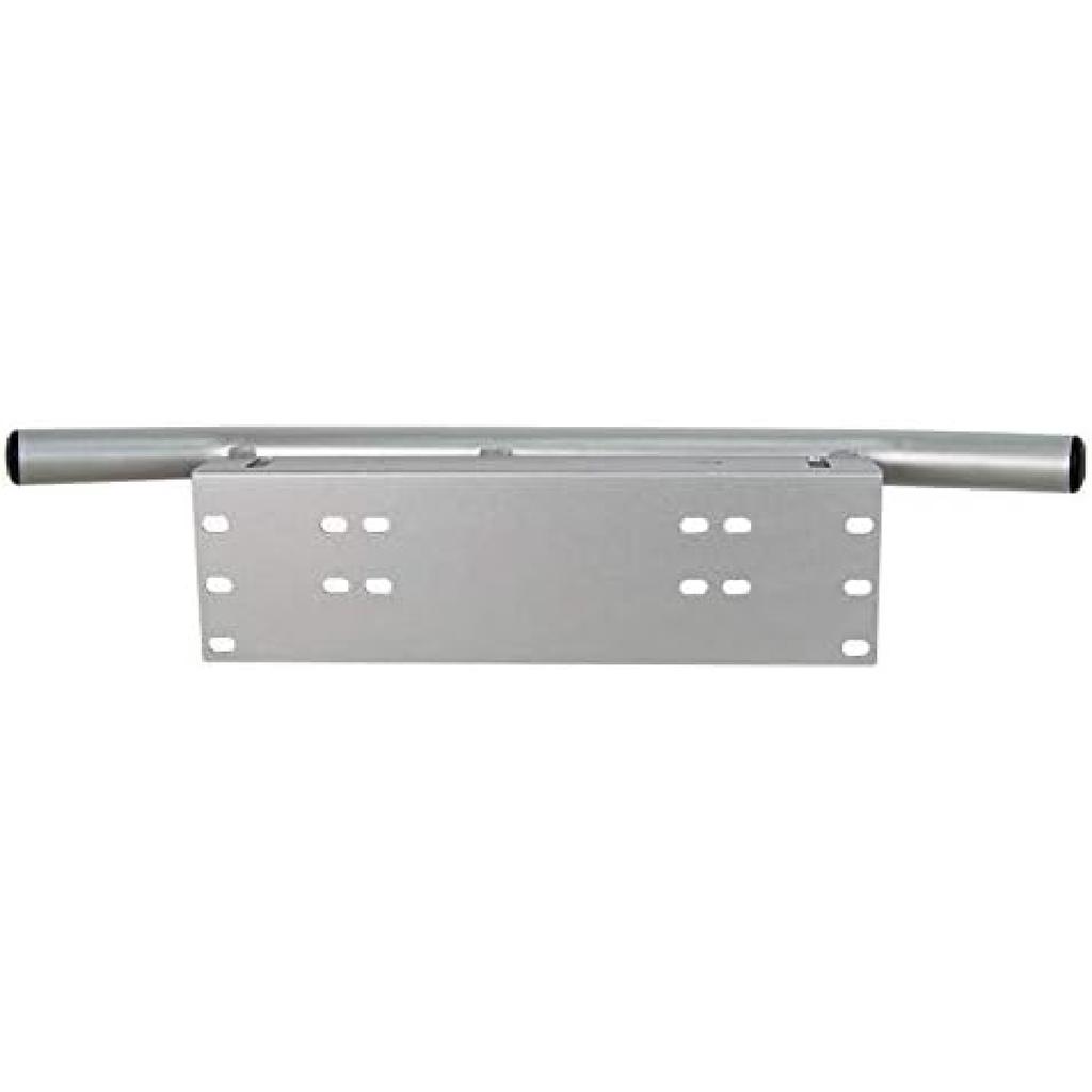 SKYWORLD 22.8 Inch Bull Bar Aluminum Alloy Front Bumper License Plate Mount Bracket Holder For Daytime Running Light Offroad LED Light Bar,Silver