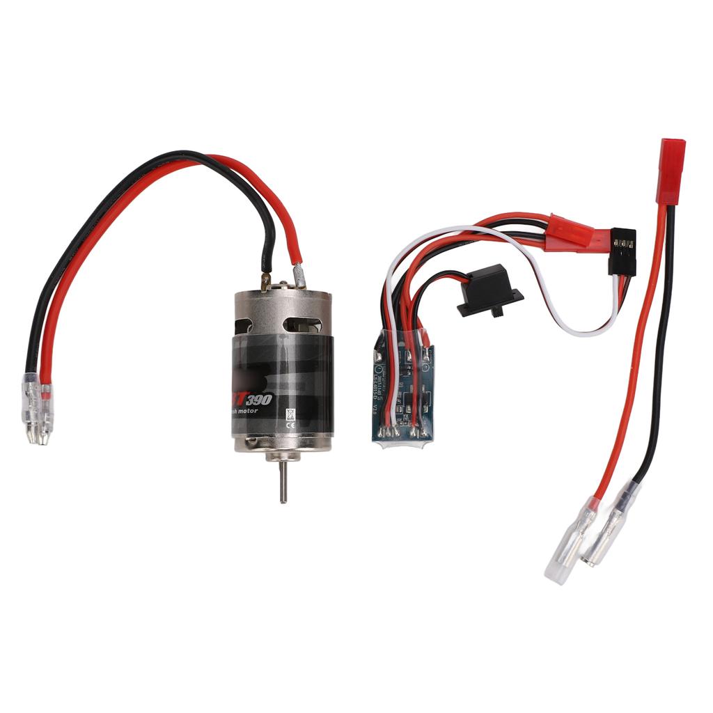 RC Bürstenmotor ESC Set 28T 390 Bürstenmotor mit 30A Bürsten-ESC JST Buchse auf 4.0mm Buchse