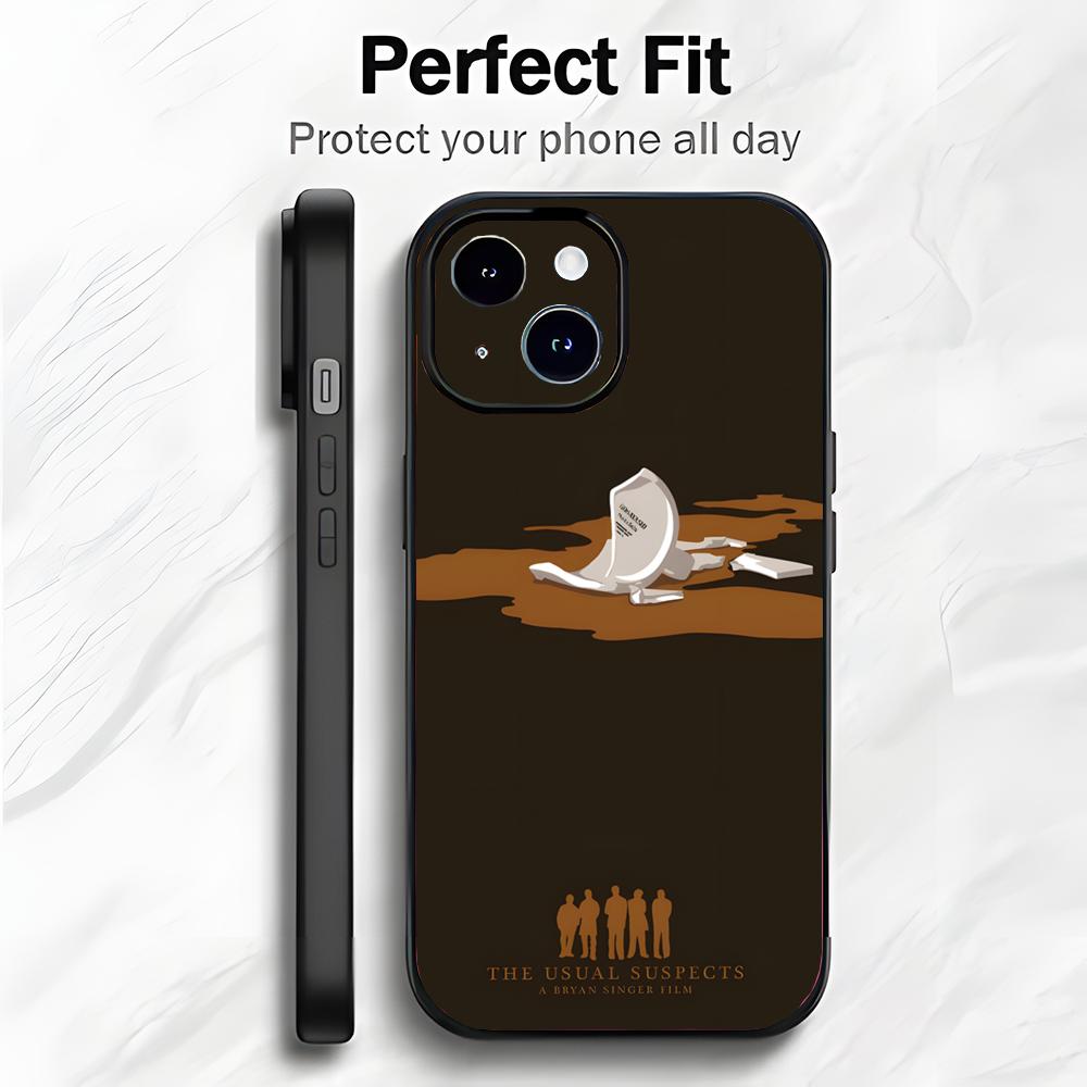 Thriller Movie T-The Usual Suspects Phone Case Phone Case Soft Packaging Lightweight For iPhone17 16 15 14 13ProMax