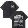 Band Rock Music Morat Tour 2026 Print Vintage Washed T-shirts Men Women Hip Hop T Shirt Loose Cotton Fashion Clothing T-shirts