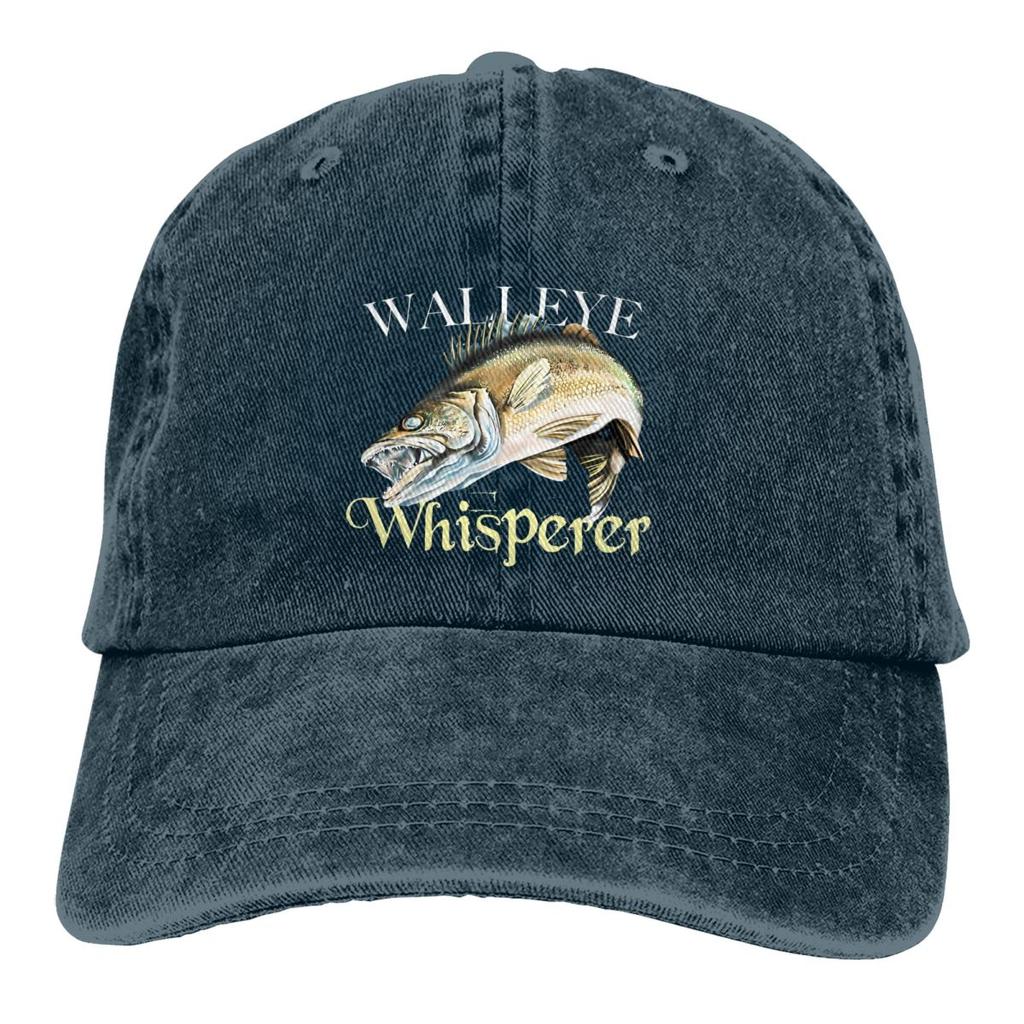 Walleye Whisperer Baseball Cap Unisex Hats Women Visor Protection Snapback Fish Go Fishing FisherUnisex Caps