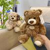 Fluffy Cute Bear Plush Doll Simulation Stuffed Animals Plush Doll  Children Girls Boys