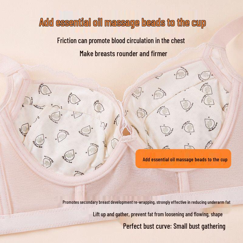 Adjustable Push-Up Bra: Supportive, Anti-Sag, Enhancing Beauty Salon Lingerie for Small Busts