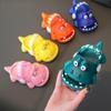 Baby Boys Girls Children Kids Casual Cute Cartoon Dinosaur Design Soft Bottom PVC Home Bathroom Breathable Non-Slip Sandals