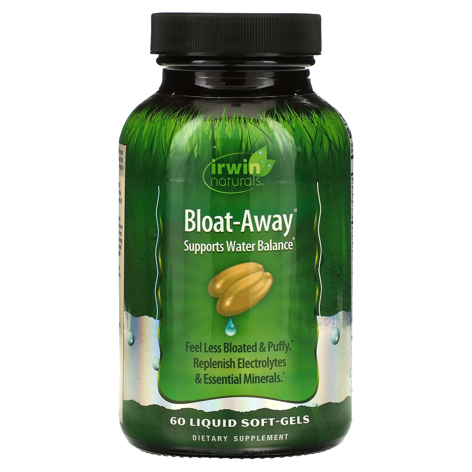 

Irwin Naturals, Bloat Away, 60 рідких м’яких капсул