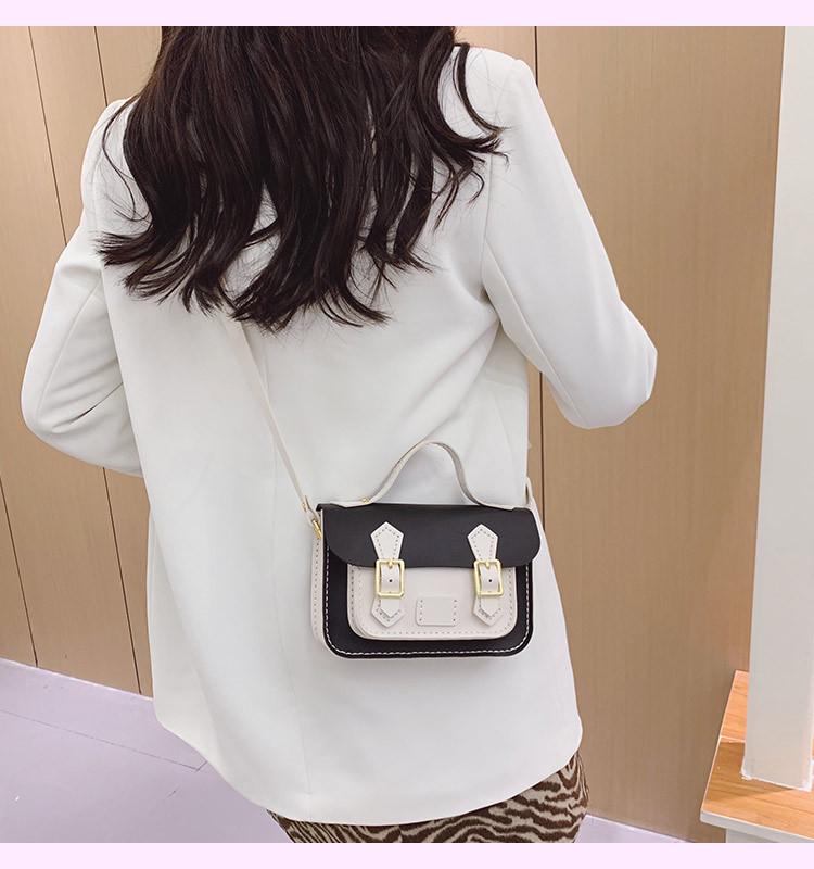 CC Retro Style DIY Color Block Women's Crossbody Shoulder Bag – Perfect Gift for Girlfriend