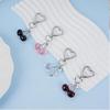 1 Piece Kawaii Cherry Bag Purse Charms Pendant Cute Cherry Keychain For Women Car Keys Decoration Gifts Stuff Accessories