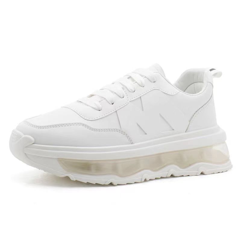 

Дышащие мужские кроссовки, высокоэластичные кроссовки на воздушной подушке, тренажерные залы, уличная спортивная обувь, беговые кроссовки на платформе с толстой подошвой 39 белый