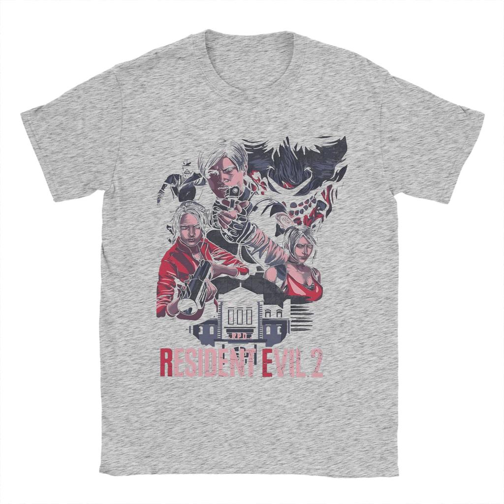 Men T-Shirt Resident Evils  Funny Cotton Tee Shirt Short Sleeve  T Shirt Crewneck Clothing Plus Size