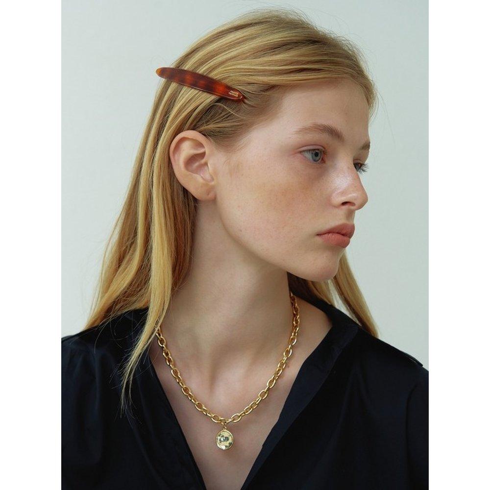 Medal & Bold Chain Necklace