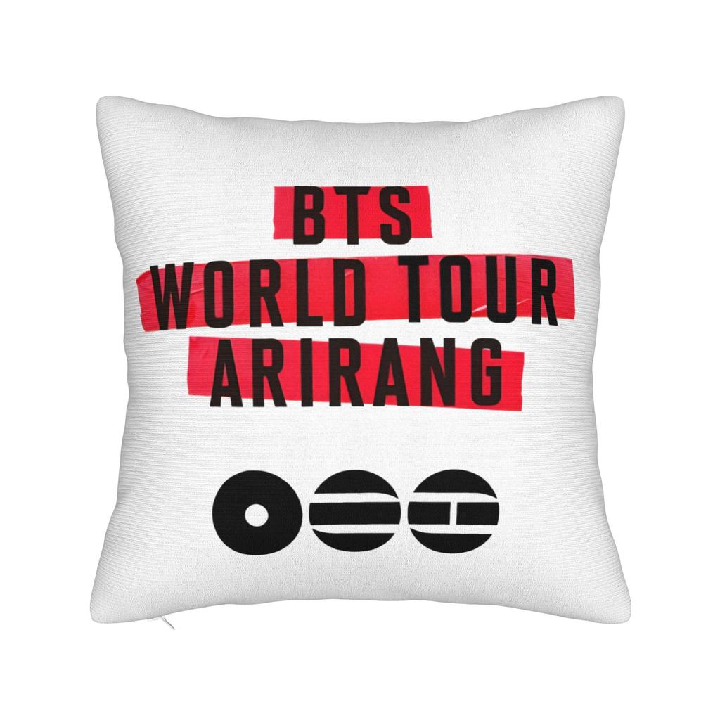 American Singer BBillie EEilish Square Pillow Case Polyester Cushions for Sofa Casual Pillowcase