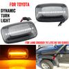 Pair LED Dynamic Turn Signal Light Side Marker Lamp For Toyota Land Cruiser 70 Series (J70) 1984-Present Car
