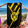 Borussia Dortmund Print Beach Towel, Versatile Lightweight Absorbent Beach Towel for Pool Surf Yoga Bathroom, Perfect Birthday Holiday Gift