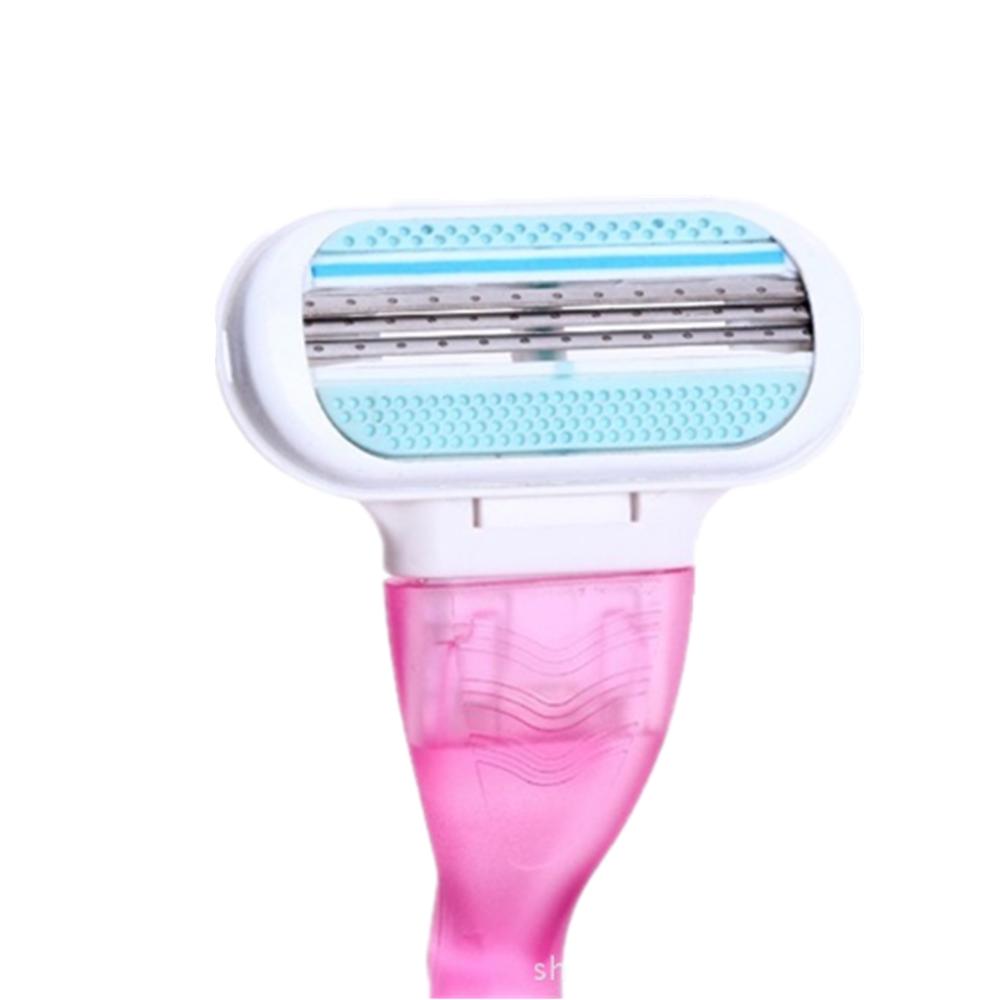 Buy Pro 1 Razor Handle 4 Razor Blades Women Replaceable Straight Manual