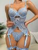 New Romance Garter Bodysuit Sexy Lingerie Women Retro Corset Lace Underwear Suspender Sheer Bodycon Erotic Outfits Porn Sex Set