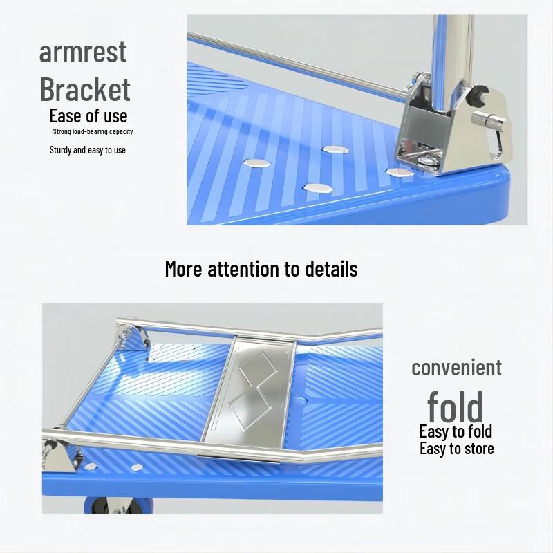 Zhan Renzhe Heavy-Duty Foldable Flatbed Cart