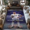 Mbappe Personalized Text Carpet Perfect For Dormitory Playrooms Study Room Living Rooms Antislip Carpet Office Home Decor