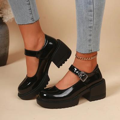 2025 Damenschuhe Schnallenriemen Damen High Heels Mode Flach Büro und Karriere Heißer Verkauf Übergröße Bestseller Heels Damen