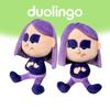 Adorable Duolingo Lily Plush Toy Soft Crystal Velvet Stuffed Doll For Kids