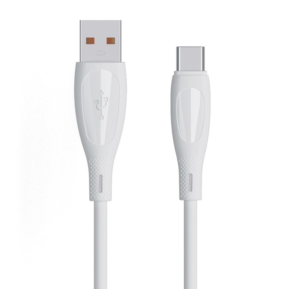 Liquid Silicone Fast Charging Data Cable Milk-like Suitable for Apple Android Multi-port Mobile Phone Charging Cable