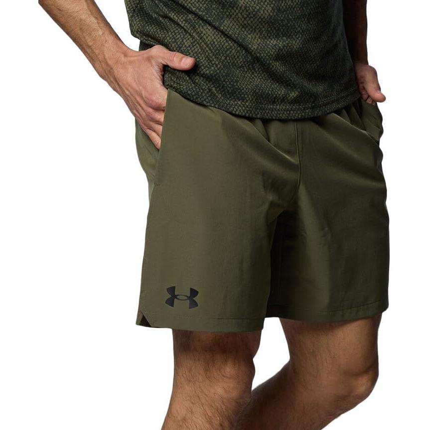 [Under Armor] UA WOVEN 7in Short Marine OD Green / / LG