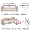 Super Soft Velvet Sofa Seat Cushion Cover For Living Room Stretch Elastic Protector L Shape Corner Armchair Sofa Slipcover