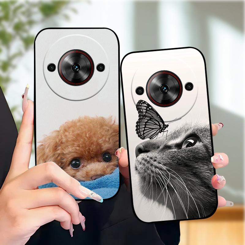 Per Custodia Nubia Focus 5G Z2455 Morbido Silicone Copri Telefono Per ZTE nubia Focus Carino Moda Colore Verniciato Paraurti Antiurto Fundas