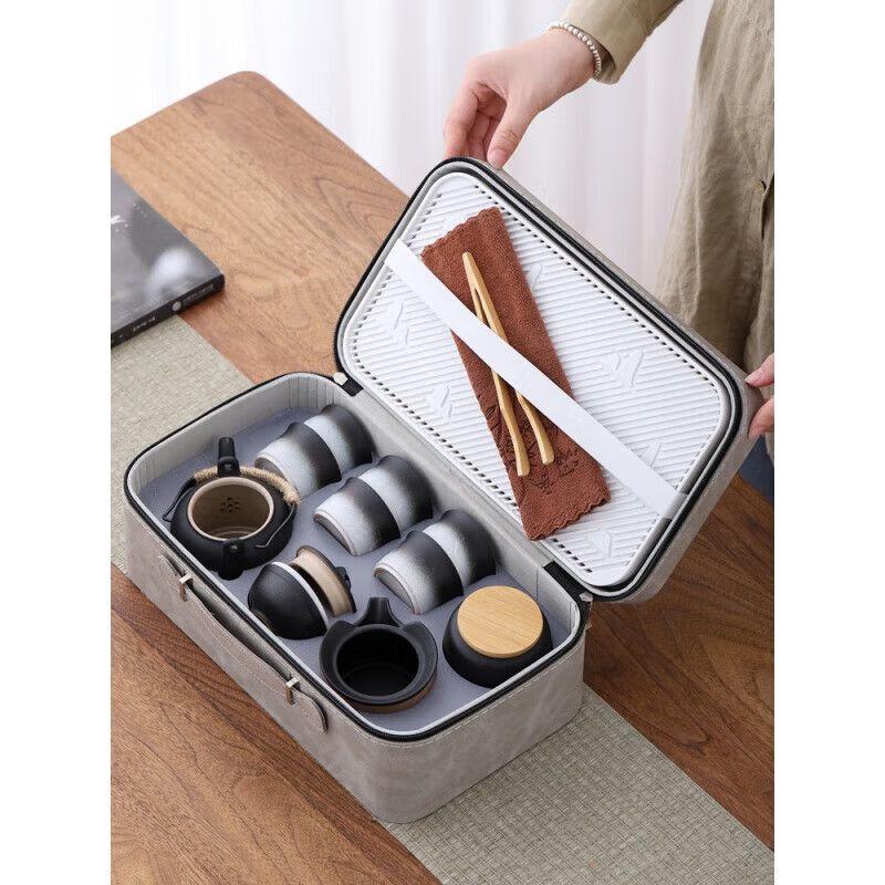 Nordic Style Ceramic Travel Kung Fu Tea Set